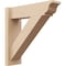 Ekena Millwork 8-in W x 30-in D x 36-in H Trad  Rough Cedar Woodgrain TimberThane Outlooker, Primed Tan OUTUR080X30X36TRA04RCPR - alternate 1